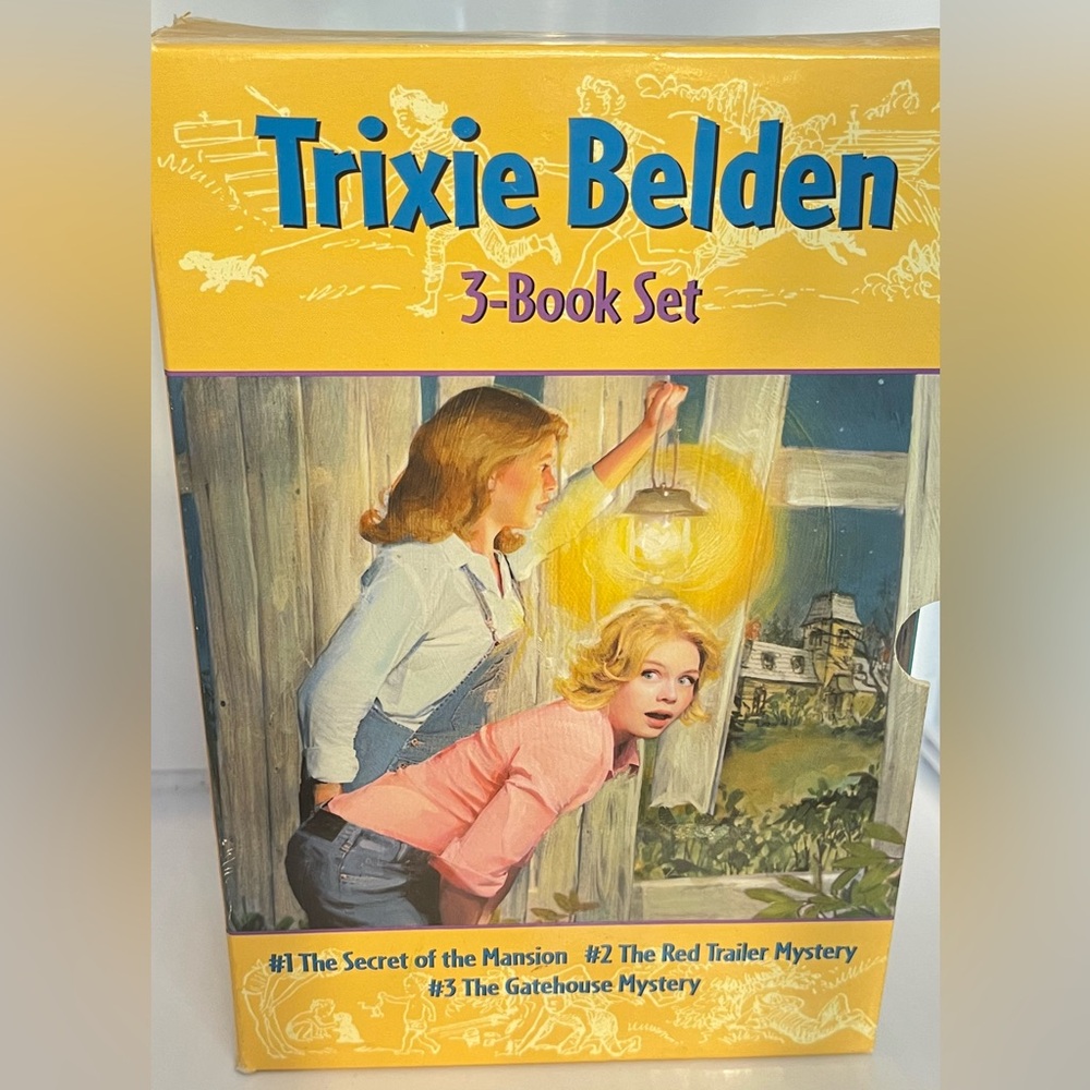 TRIXIE BELDEN Hardcover Boxed Set 1-3 Julie Campbell 2003 Mystery Book Lot